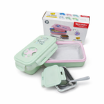 Mint Green Unicorn Lunch Box Durable Bento Container-motumal