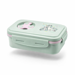 Mint Green Unicorn Lunch Box Durable Bento Container-motumal