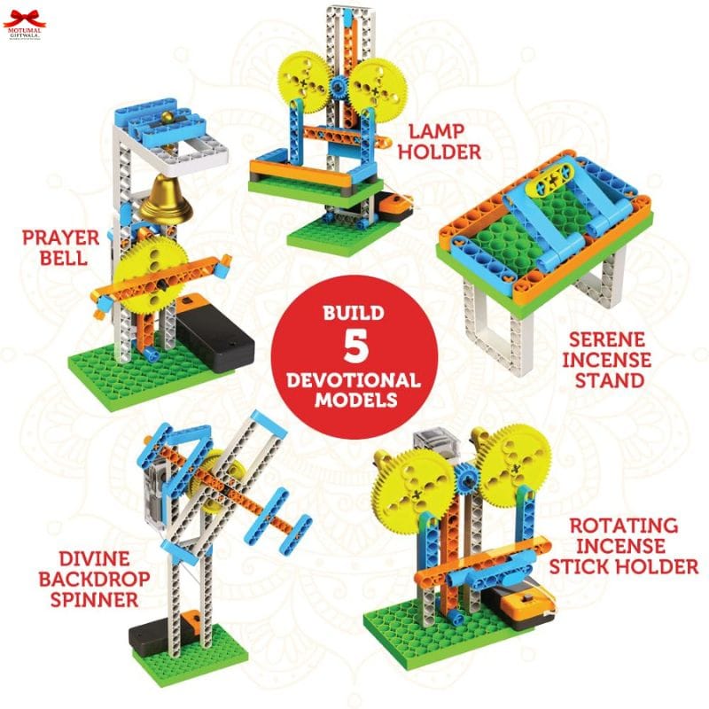 Motorized STEM Construction Kit Devotional Models 8Plus Kids Motumal-motumal