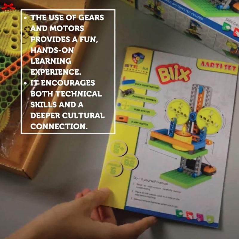 Motorized STEM Construction Kit Devotional Models 8Plus Kids Motumal-motumal