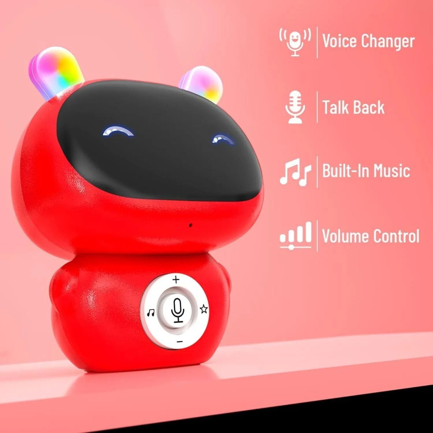 Mr Robot Interactive Talking Toy Voice Changer LED Lights Motumal-motumal