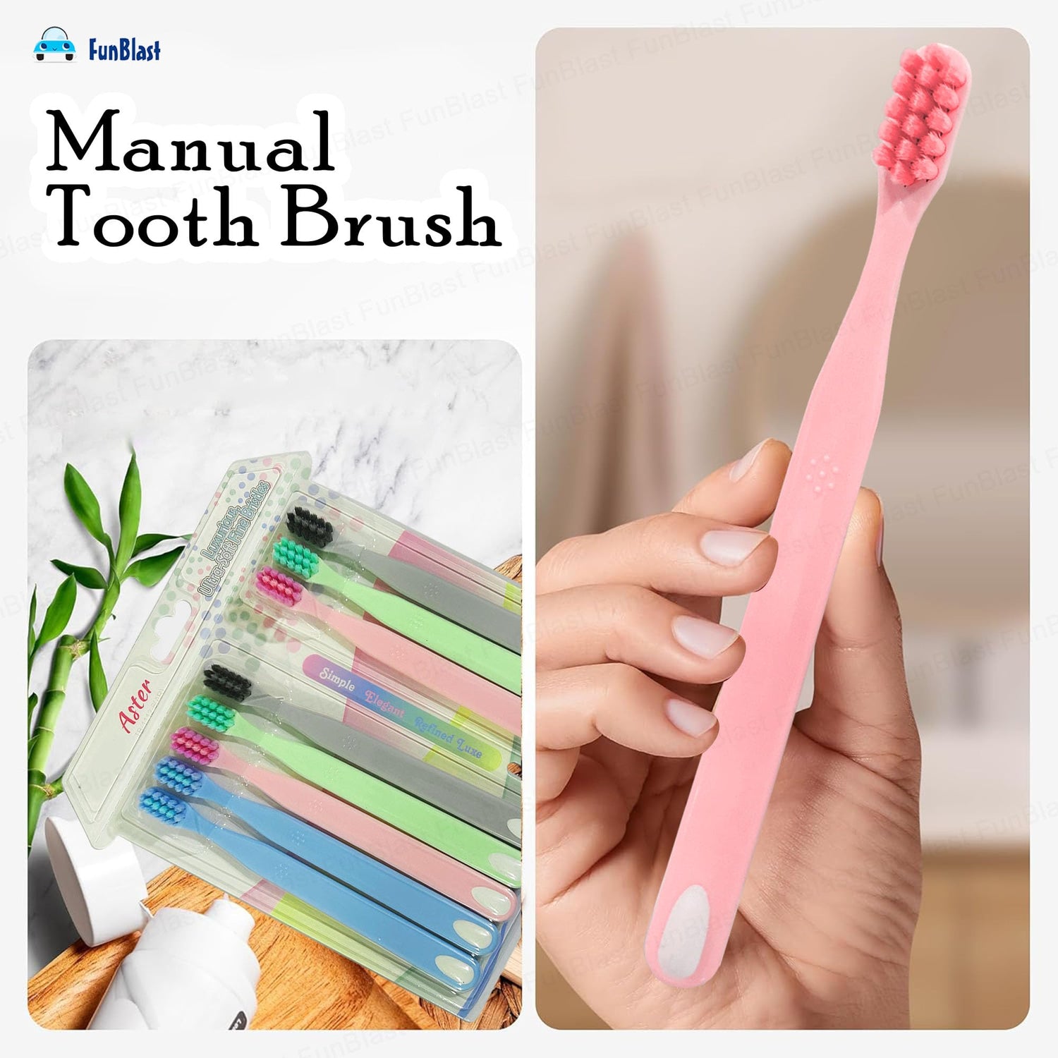Multi Color Soft Bristles Toothbrushes All Ages Motumal-motumal