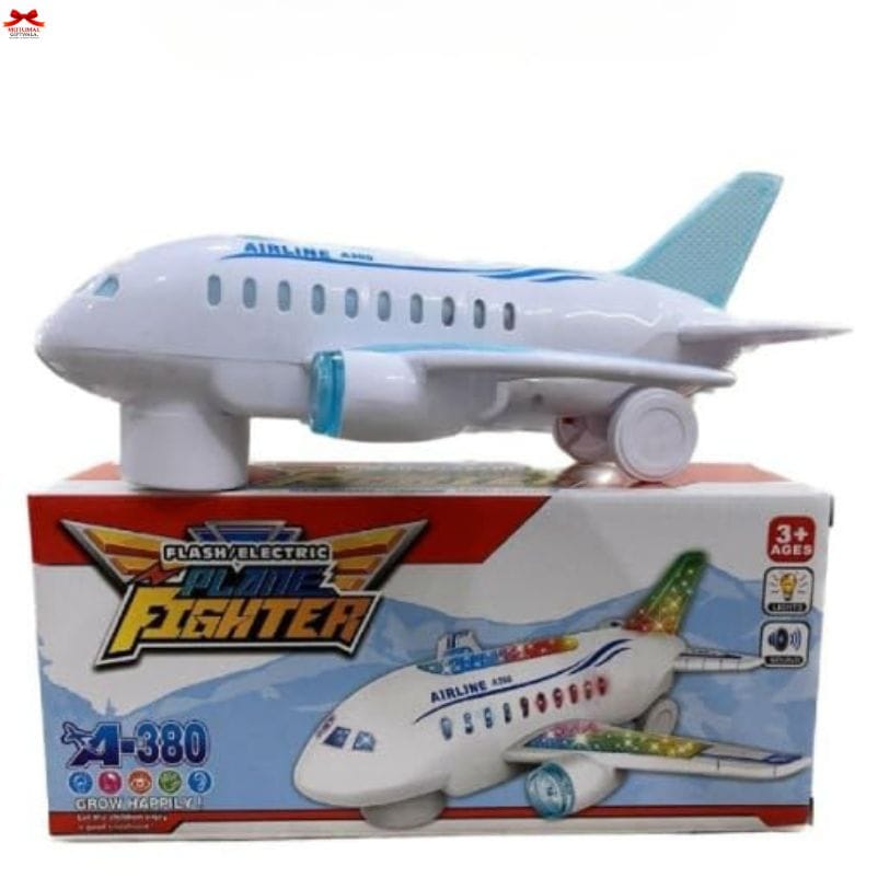 Musical Aeroplane Toy Light Plane Kids A380 Lights Music Motumal-motumal