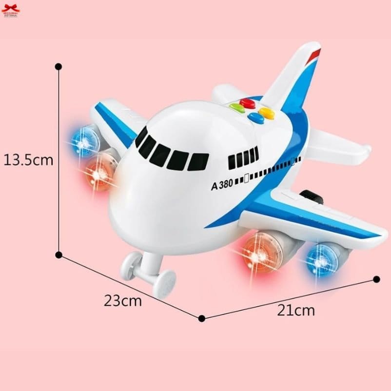 Musical Aeroplane Toy Light Plane Kids A380 Lights Music Motumal-motumal