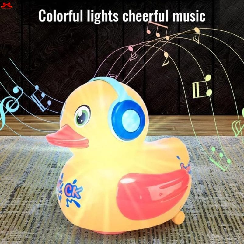 Musical Duck Egg Laying Toy Colorful Lights Music Fun Motumal-motumal