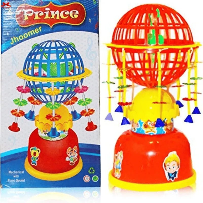 Musical Merry Go Round Jhoomer Toy Spinner Soothing Kids Motumal-motumal