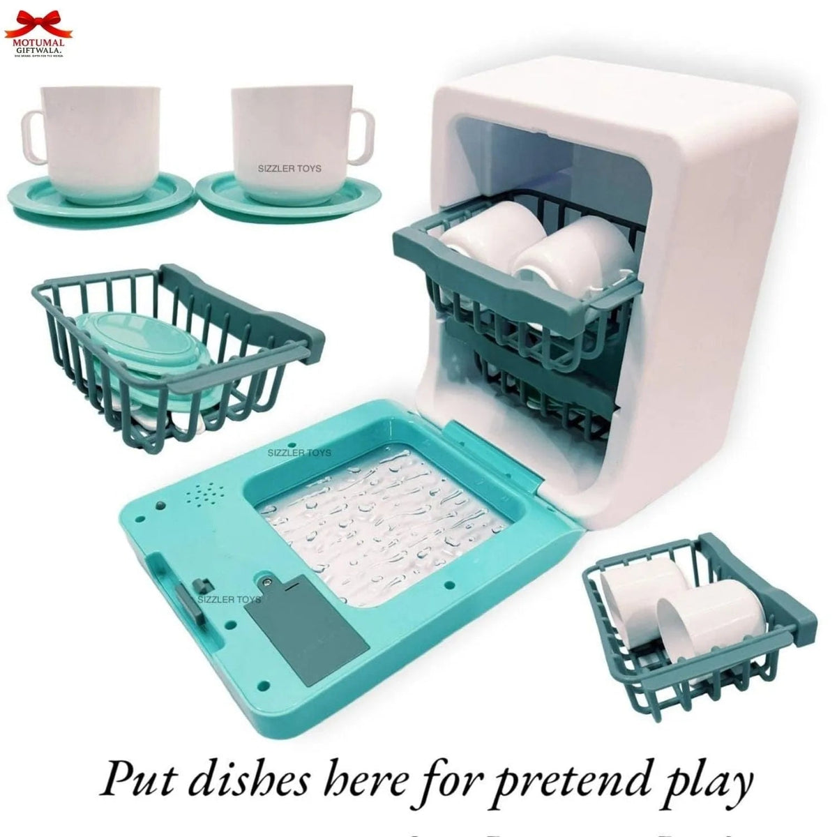 My Home Little Chef Dream Dishwashing Machine Toy Motumal-motumal