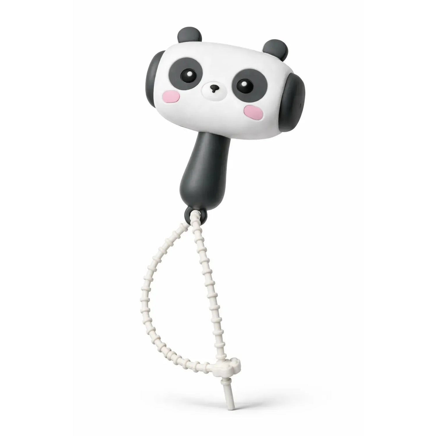 Panda Keychain Flexible Bead Cord Strap Handbag Accessory Motumal-motumal