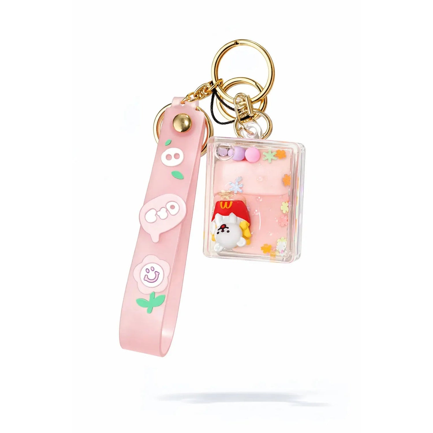 Pastel Floral Keychain Cute Pendant Charm Bag Accessory Motumal-motumal