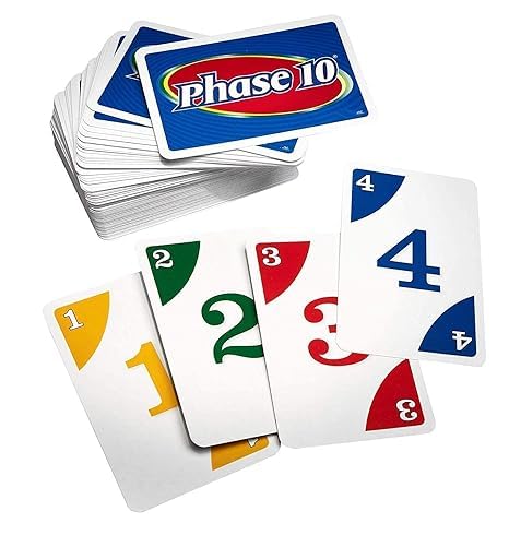 Phase 10 Card Game Ten Phases Challenge Family Fun-motumal