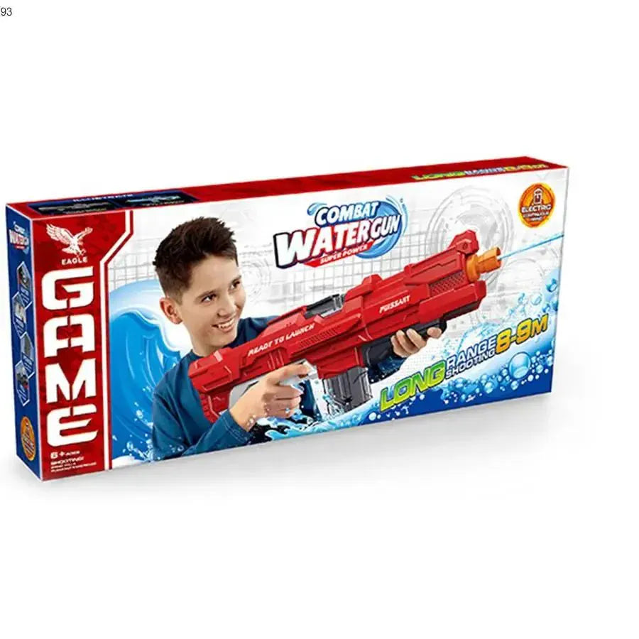 Powerful Electric Water Gun Toy Long Range Spray Action Motumal-motumal