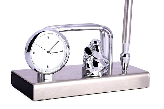 Premium Stainless Steel Desk Organizer Pen Holder Watch Motumal-motumal