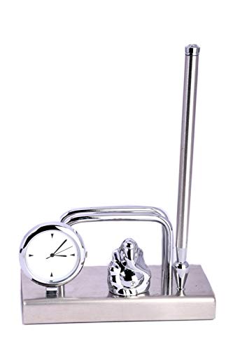 Premium Stainless Steel Desk Organizer Pen Holder Watch Motumal-motumal