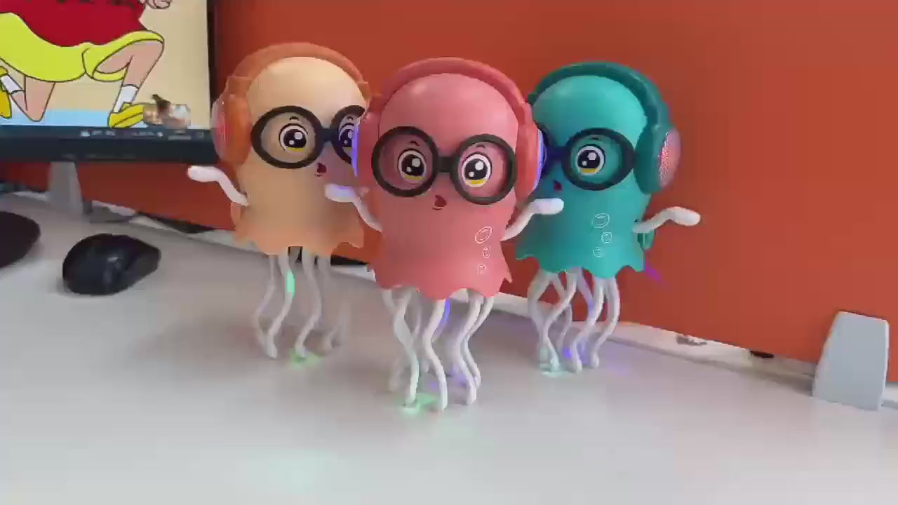 Twist Jellyfish Dancing Toy Interactive Music Lights