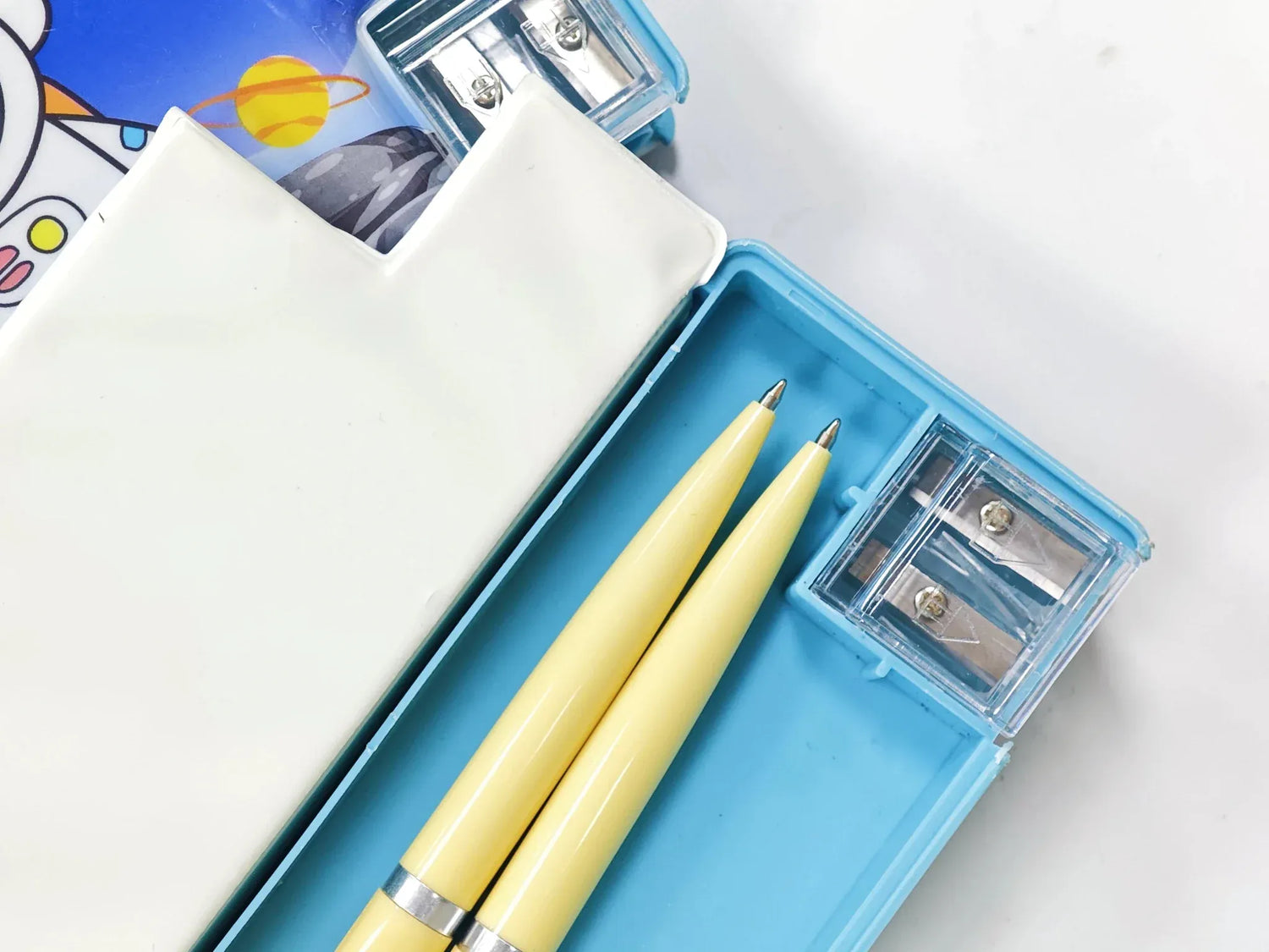 PVC PP Cartoon Magnetic Stationery Box Pencil Case Kids Motumal-motumal