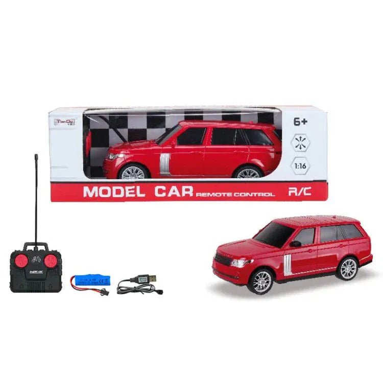 RC 4-Channel Kids Remote Control Car LED Lights Motumal-motumal