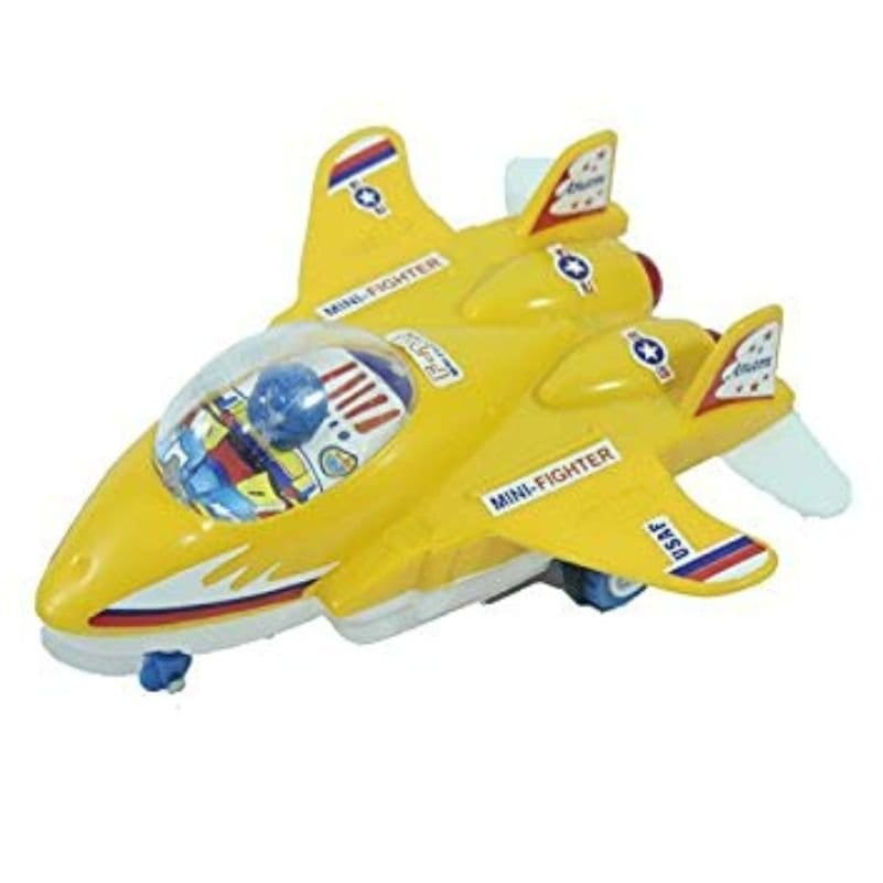 REMES ANAM Mini Fighter Plane Friction Powered Jet Toy Motumal-motumal