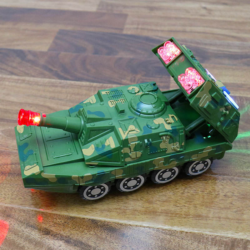 Remote Control Military Tank Toy Music Lights Sounds Motumal-motumal