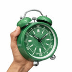 Retro Green Alarm Clock Classic Bell Design Home Decor Motumal-motumal