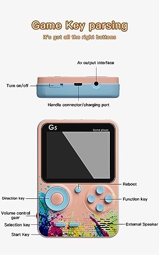 Retro TV Game Console 500 Built In Classic Games Portable-motumal