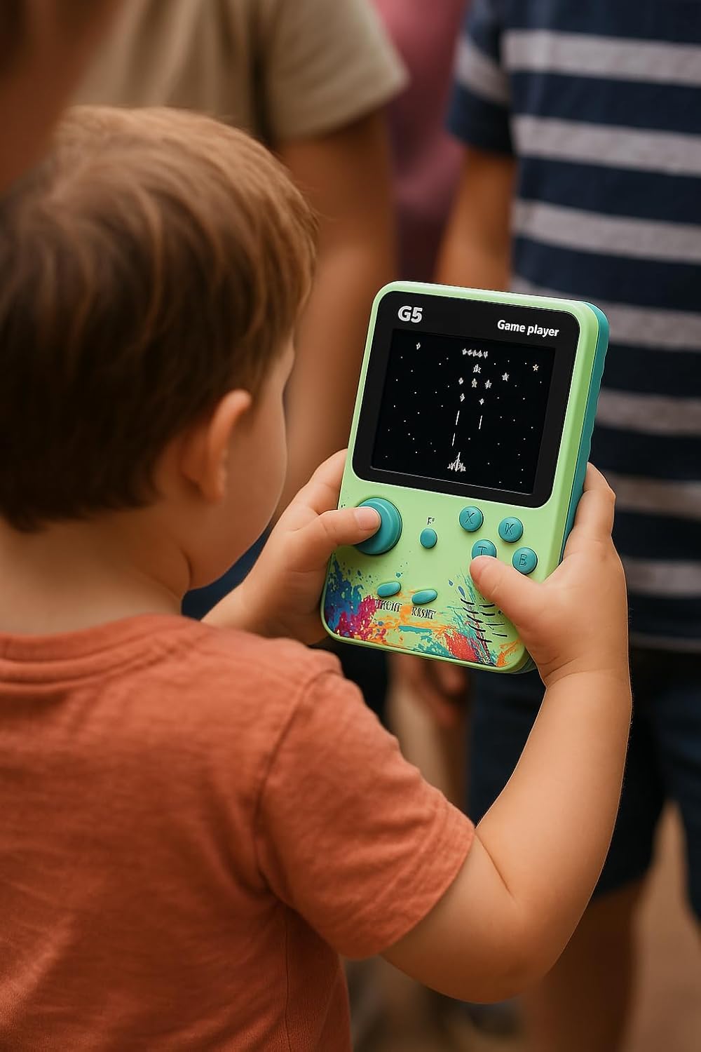 Retro TV Game Console 500 Built In Classic Games Portable-motumal