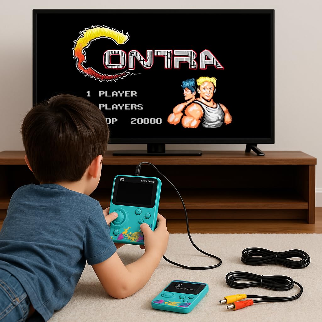 Retro TV Game Console 500 Built In Classic Games Portable-motumal