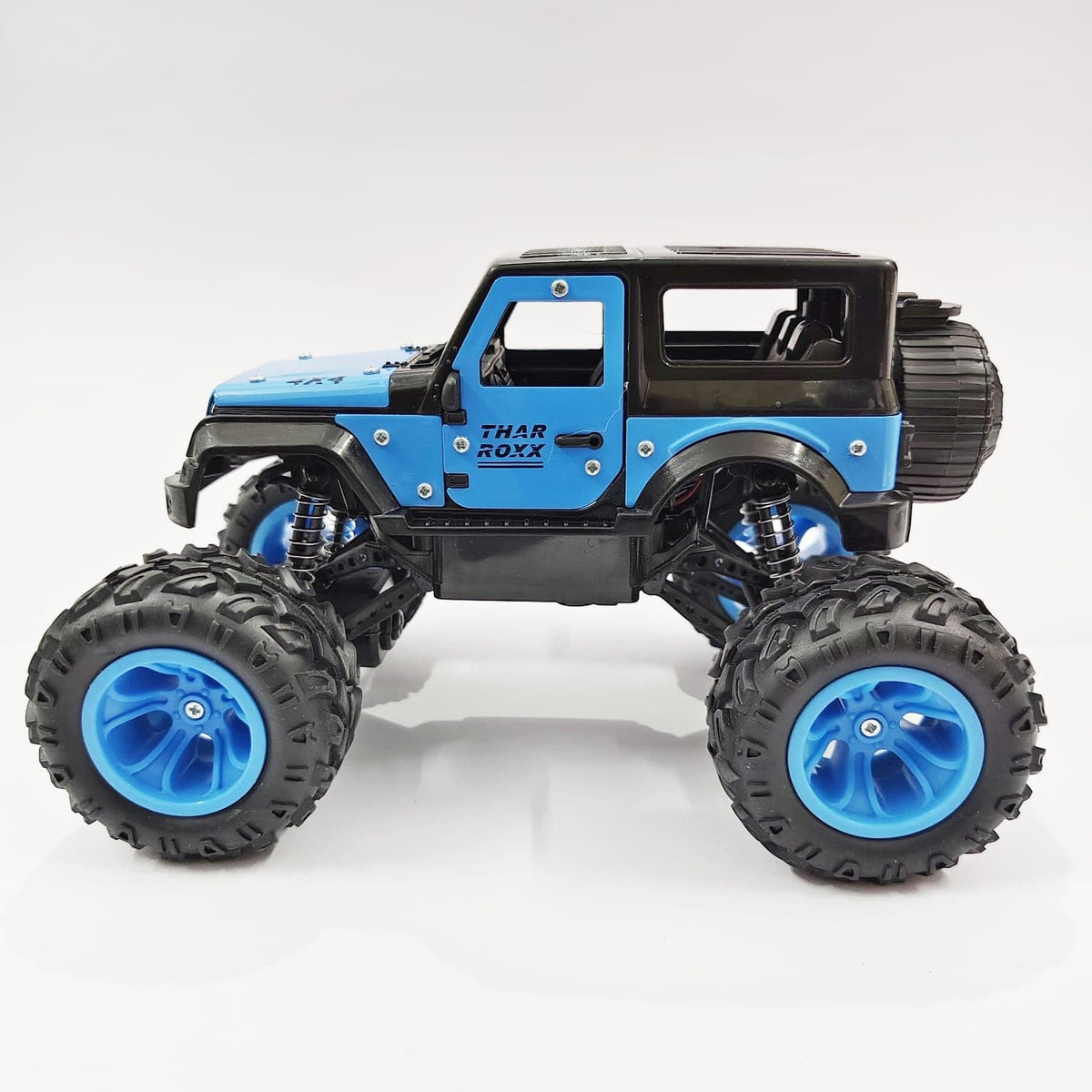 Rock Explorer 4x4 Remote Control Car Blue Scale One Eighteen-motumal
