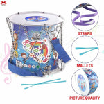Rocking Band Kids Dhol Musical Toy Drum Sticks Strap Motumal-motumal