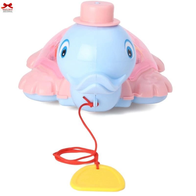 Romeo Duck Musical Gear Pull Toy Colorful Toddlers-motumal