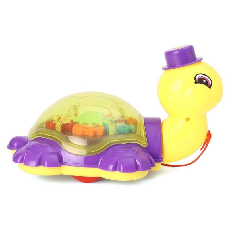 Romeo Turtle Pull Along Gears Musical Toy Deluxe Motumal-motumal
