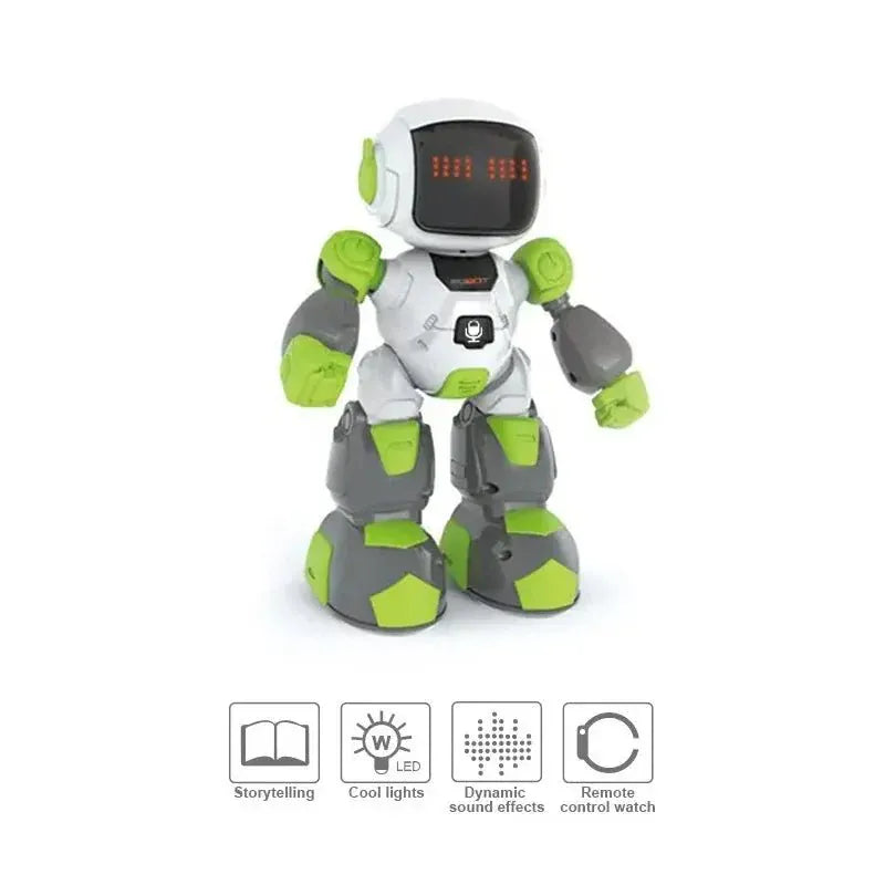 Smart RC Robot Watch Remote Control Lights Voice Recording Motumal-motumal