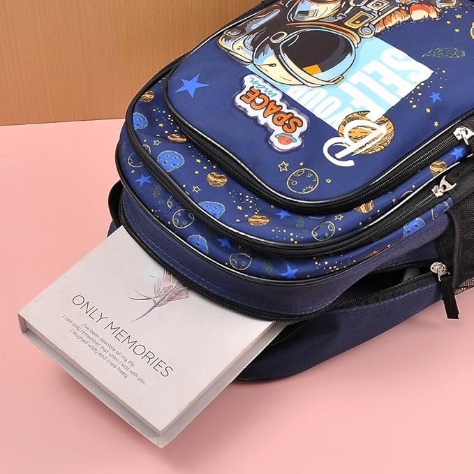 Space Theme Five In One Kids Backpack Lunch Box Motumal-motumal