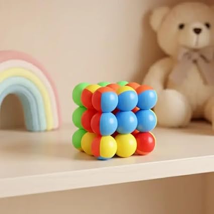Speed Ball Cube Puzzle Toy Twisty Brain Teaser 6 cm-motumal