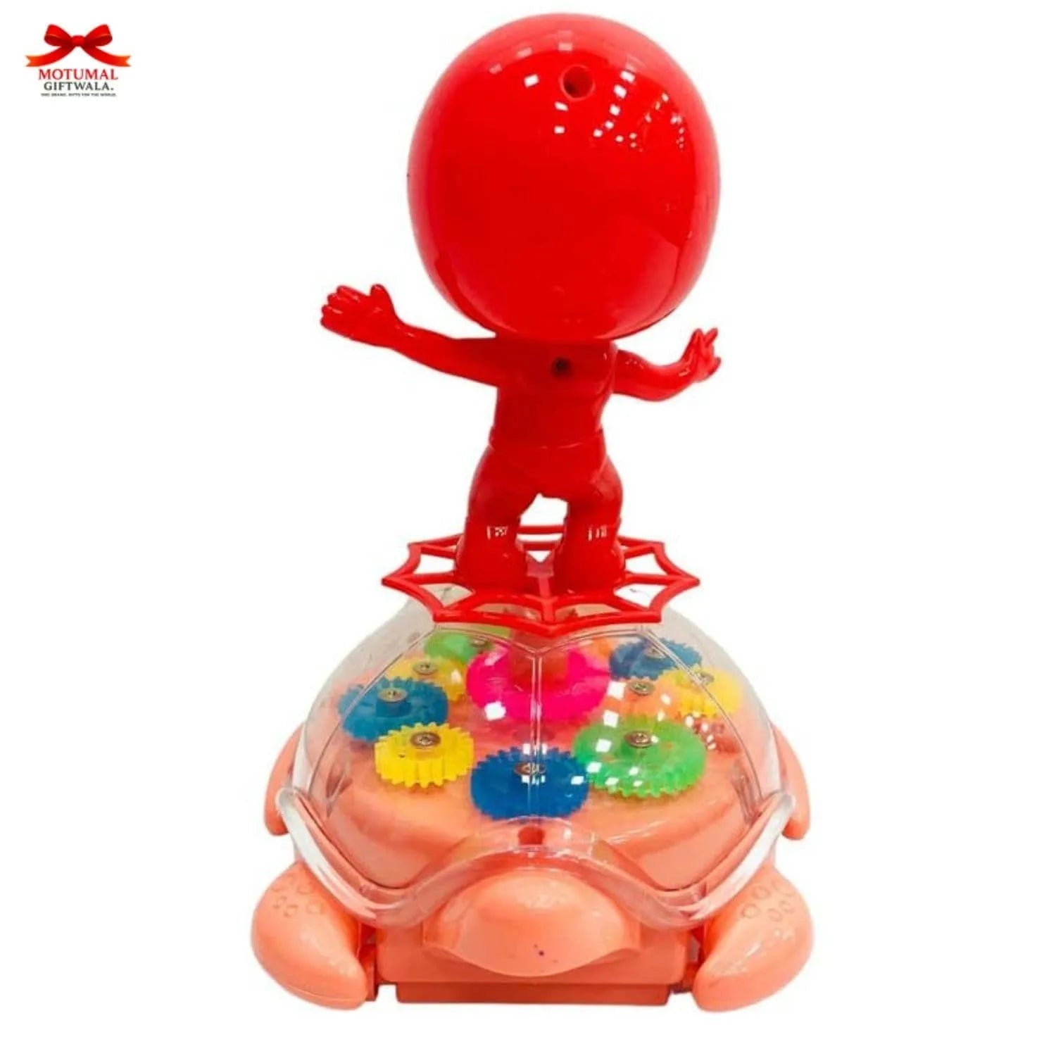 Spider-Man Gear Turtle Toy Lights Music Projection Motumal-motumal