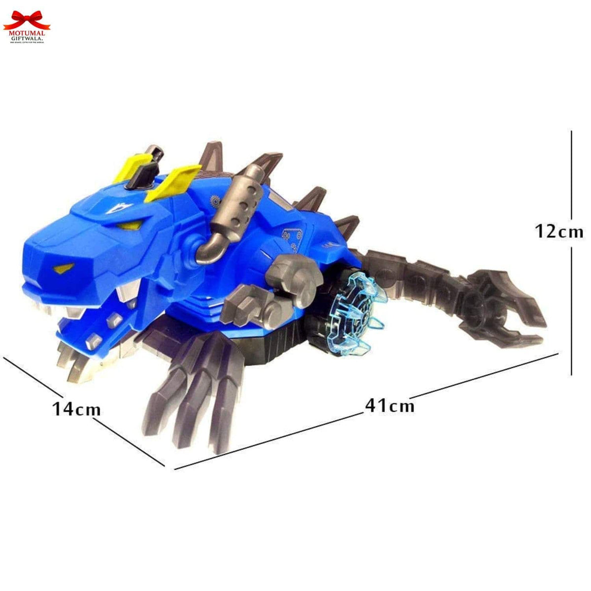 Spray Dinosaur Toy Mechanical Dragon LED Light Smoke Action Motumal-motumal