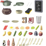 Spraying Mist Kitchen Toy Steam Light Music Deluxe Playset Motumal-motumal