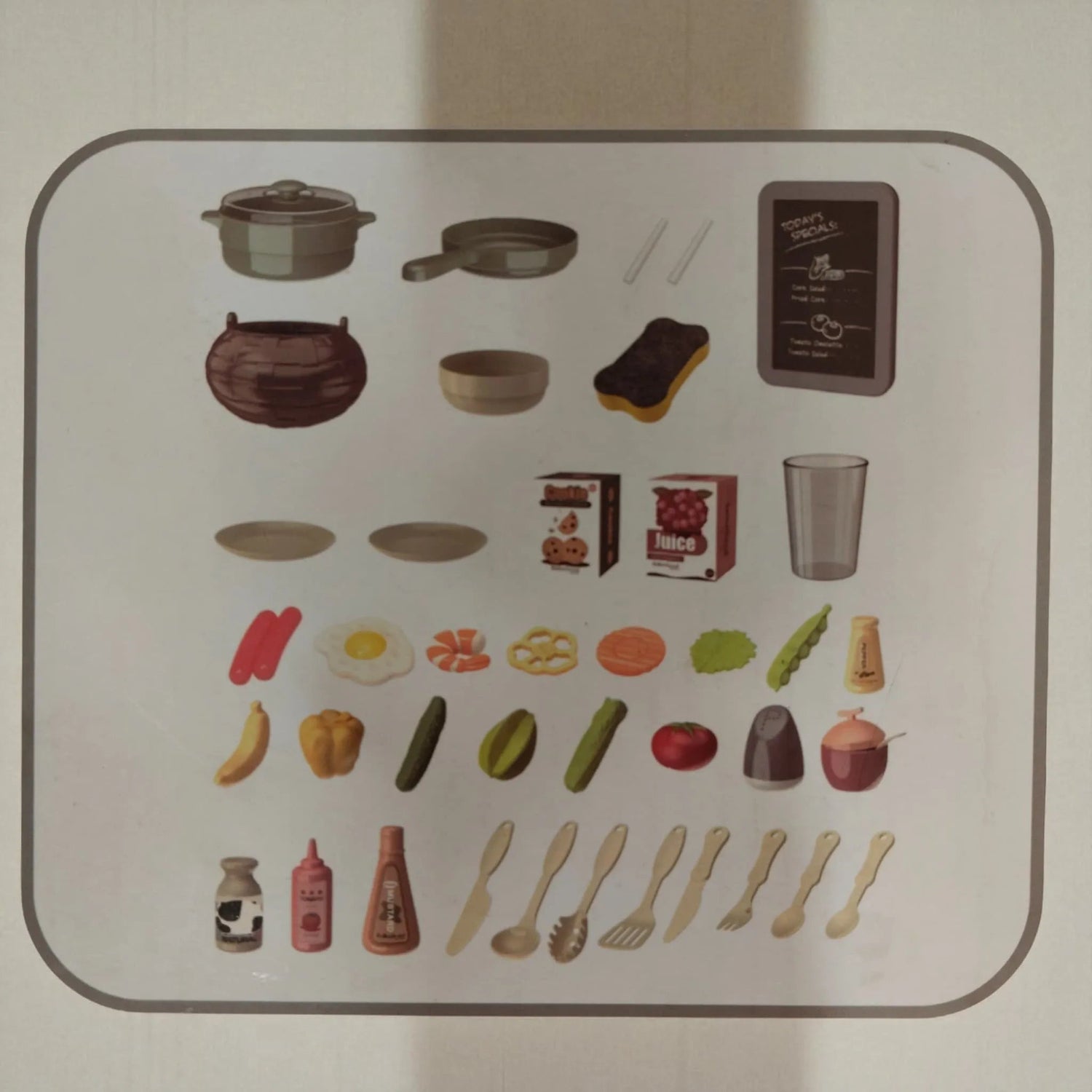 Spraying Mist Kitchen Toy Steam Light Music Deluxe Playset Motumal-motumal