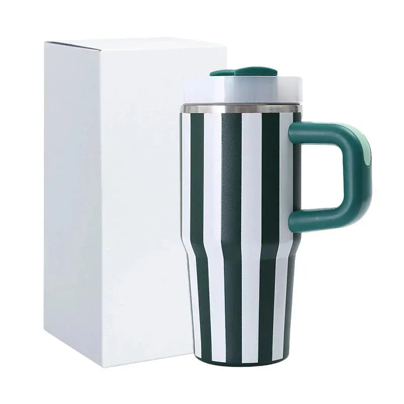 Stripes Stainless Steel Tumbler 500ML Vacuum Insulated Bottle Motumal-motumal