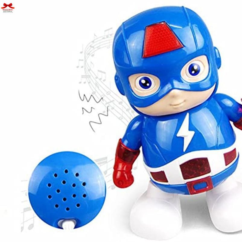 Team Leader Dancing Robot Toy Animated Music Lights Motumal-motumal