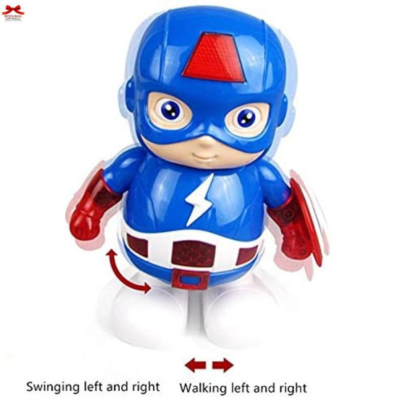 Team Leader Dancing Robot Toy Animated Music Lights Motumal-motumal