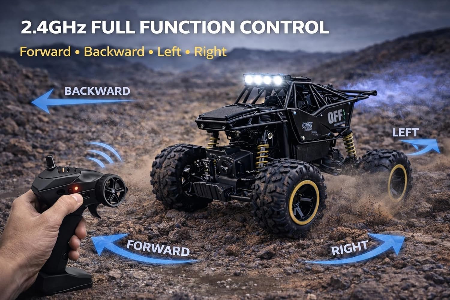 Tec Tavakkal 4x4 Rock Climber RC Car Rechargeable Motumal-motumal