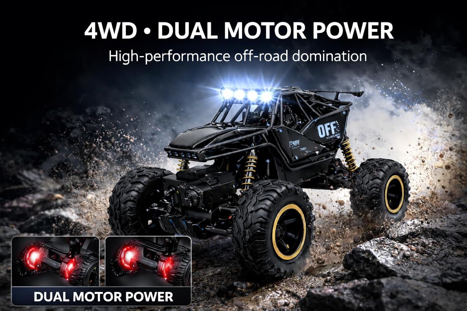 Tec Tavakkal 4x4 Rock Climber RC Car Rechargeable Motumal-motumal