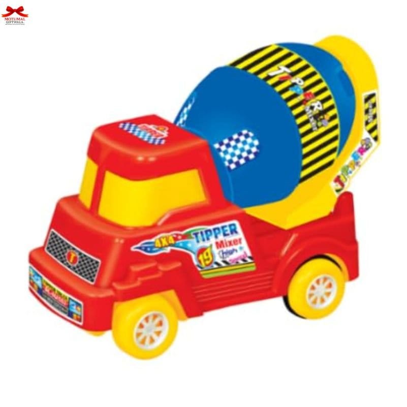 Tipper Mixer Truck Toy Friction Powered Kids Motumal-motumal