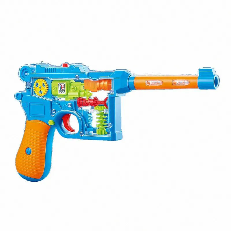 Transparent Electric Toy Gun Lights Music Blaster Kids Motumal-motumal