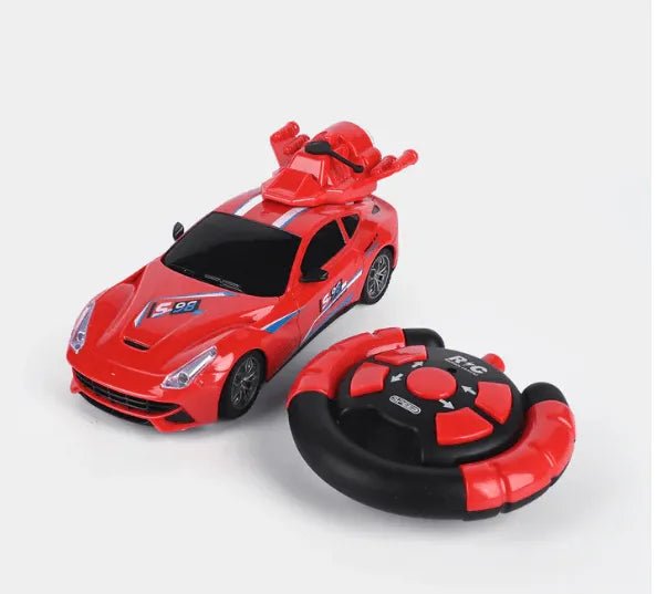 Turbo Blaze 124 RC Spray Racing Car LED Smoke Effect-motumal