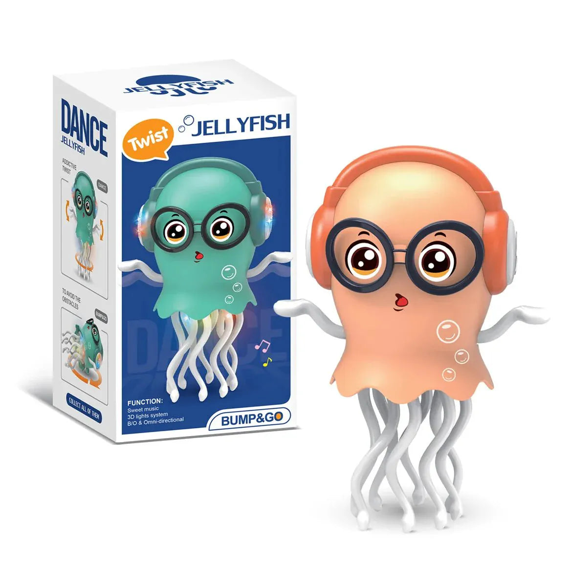 Twist Jellyfish Dancing Toy Interactive Music Lights Motumal-motumal