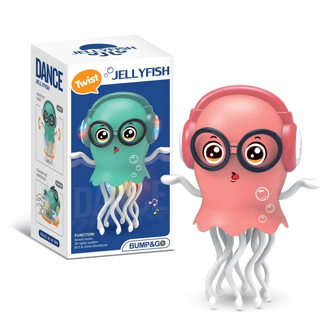 Twist Jellyfish Dancing Toy Interactive Music Lights Motumal-motumal