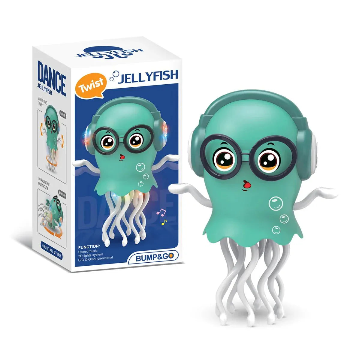 Twist Jellyfish Dancing Toy Interactive Music Lights Motumal-motumal