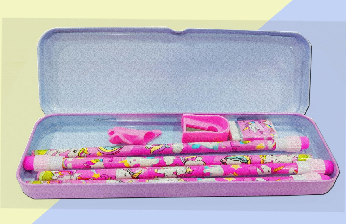 Unicorn Stationery Gift Box Metal Geometry Case Motumal-motumal