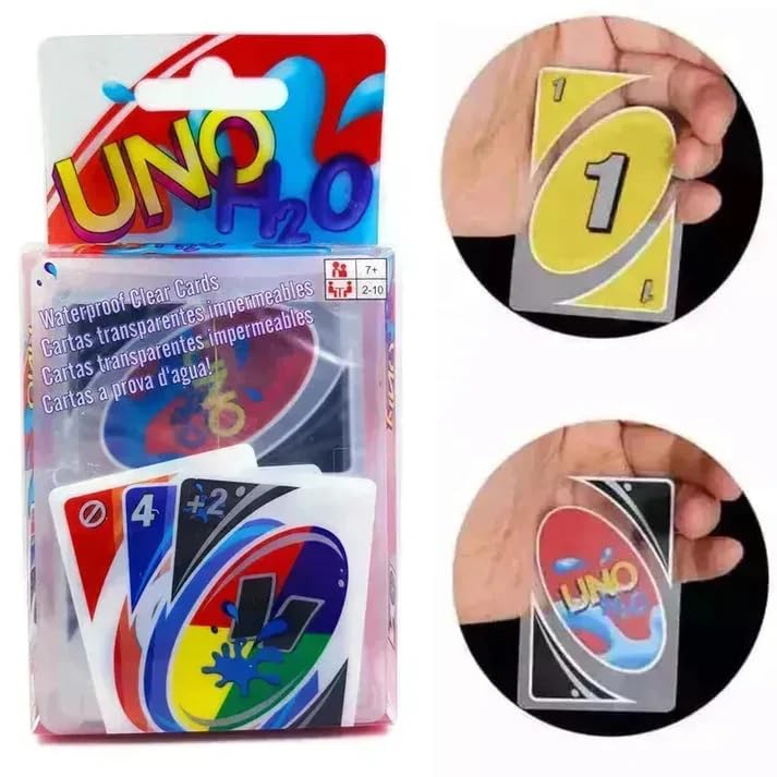 Uno H2O Waterproof Card Game Indian Families Friends Motumal-motumal